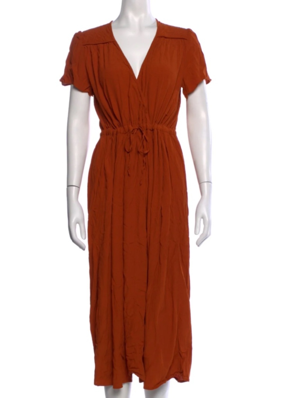 Christy Dawn V Neck wrap Midi Dress